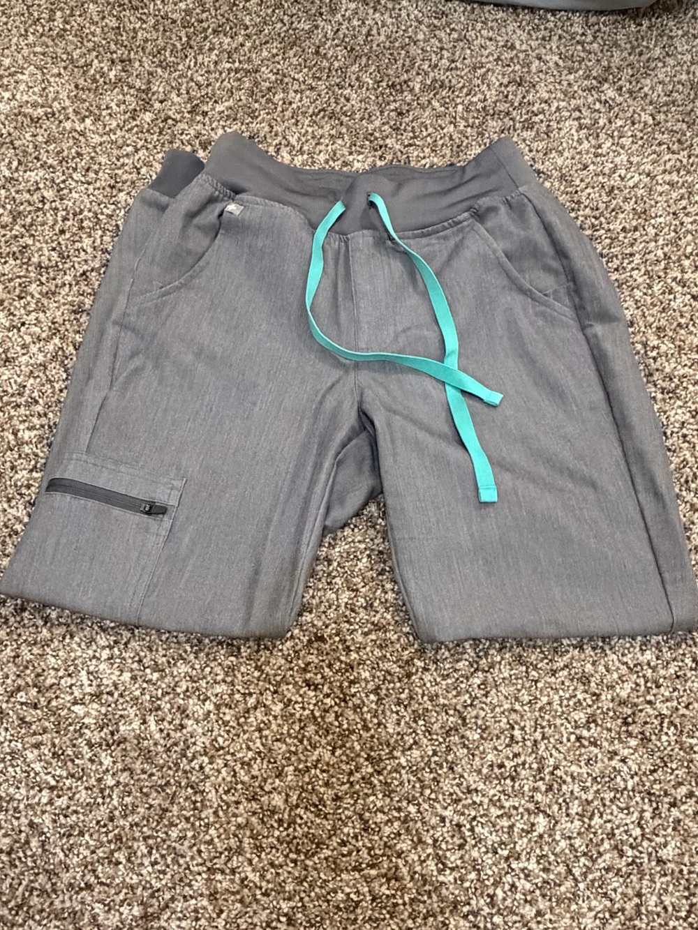 Figs Zamora Gray Scrub Pants